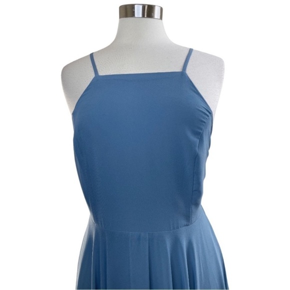 LULUS Mythical Kind of Love Slate Blue Maxi Dress size M - Picture 3 of 15